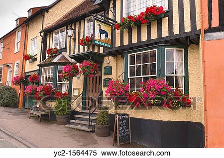The Greyhound pub in Lavenham, Suffolk, England, Britain, Uk View Large Photo Image Stock Photography - The Greyhound pub in Lavenham, Suffolk, England, Britain, Uk. Fotosearch