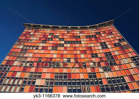 The GSW Tower, standing in the middle of Berlin old newspaper district, was designed by the Anglo-German tandem of Mathias Sauerbruch and Louisa Hutton. View Large Photo Image Stock Photo - The GSW Tower, standing in the middle of Berlin old newspaper district, was designed by the Anglo-German tandem of Mathias Sauerbruch and Louisa Hutton.. Fotosearch