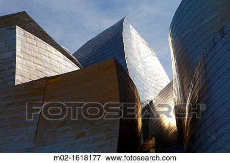 The Guggenheim Museum of Contemporary Art of Bilbao Bilbo, located on the North Coast of Spain in the Basque region. View Large Photo Image Stock Photo - The Guggenheim Museum of Contemporary Art of Bilbao Bilbo, located on the North Coast of Spain in the Basque region.. Fotosearch