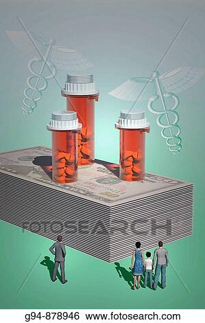 Stock Photograph - The high cost of healthcare. Fotosearch