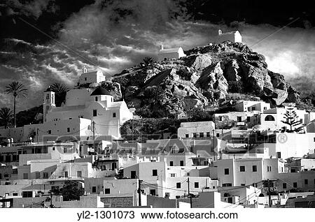 The Hill city of Chora, Ios, Greece, Cyclades Island View Large Photo Image Stock Image - The Hill city of Chora, Ios, Greece, Cyclades Island. Fotosearch