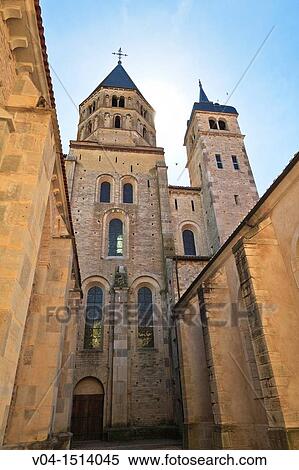Stock Photography - The historic abbey in Cluny, Burgundy, France, Europe. Fotosearch