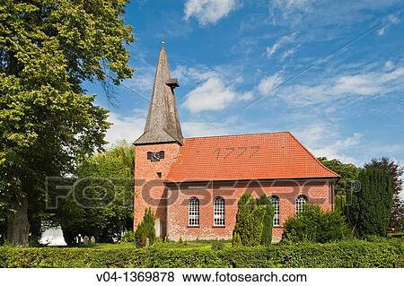 The historic brick church of Staffhorst, Lower Saxony, Germany, Europe View Large Photo Image Stock Photo - The historic brick church of Staffhorst, Lower Saxony, Germany, Europe. Fotosearch