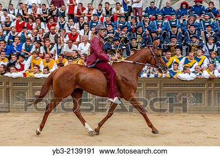 The Horse and Jockey From The Tower Contrada In The Piazza del Campo, The Palio, Siena, Tuscany, Italy. View Large Photo Image Stock Image - The Horse and Jockey From The Tower Contrada In The Piazza del Campo, The Palio, Siena, Tuscany, Italy.. Fotosearch