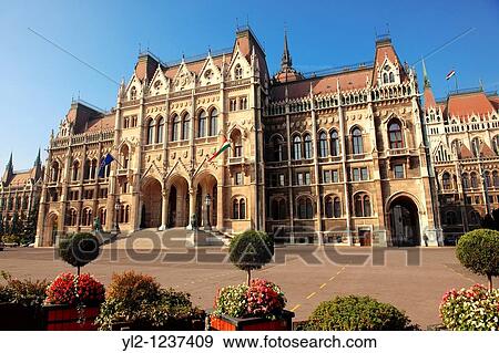 The Hungarian National Assemby Parliament OrszBghBz, Budapest Hungary View Large Photo Image Stock Photo - The Hungarian National Assemby Parliament OrszBghBz, Budapest Hungary. Fotosearch