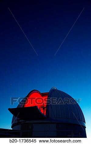 Stock Photography - The IAC-80 Telescope, Observatorio del Teide, Tenerife, Canary Islands, Spai. Fotosearch