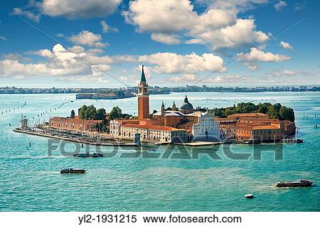 The island of San Giorgio Maggiore lying east of the Giudecca and south of the main island group, with its church front designed by Andrea Palladio and begun in 1566. Venice Italy View Large Photo Image Stock Photography - The island of San Giorgio Maggiore lying east of the Giudecca and south of the main island group, with its church front designed by Andrea Palladio and begun in 1566. Venice Italy. Fotosearch