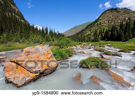 The Jeti Oghuz river, Jeti Oghuz Valley, Kyrgyzstan View Large Photo Image Stock Image - The Jeti Oghuz river, Jeti Oghuz Valley, Kyrgyzstan. Fotosearch