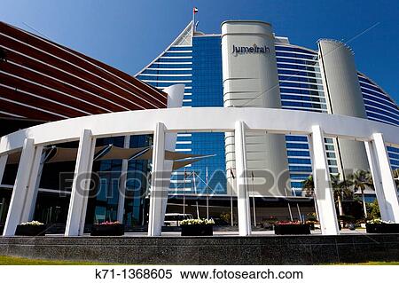 The Jumeirah Beach Resort hotel exterior in Dubai, UAE View Large Photo Image Stock Photography - The Jumeirah Beach Resort hotel exterior in Dubai, UAE. Fotosearch