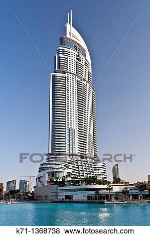 The Lake Hotel near the Dubai Mall in Dubai, UAE View Large Photo Image Stock Photo - The Lake Hotel near the Dubai Mall in Dubai, UAE. Fotosearch