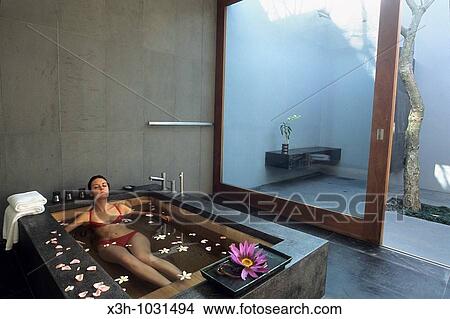 Picture - The Lalu, luxuary hotel along the Sun Moon Lake in Nantou area, Taiwan also known as Formosa, Republic of China, East Asia. Fotosearch
