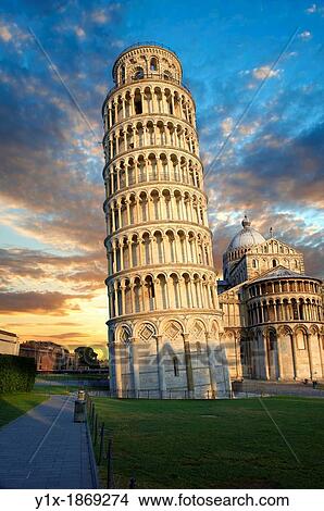 The Leaning Tower Of Pisa, Italy View Large Photo Image Picture - The Leaning Tower Of Pisa, Italy. Fotosearch
