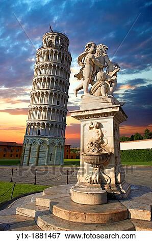 The Leaning Tower Of Pisa, Italy View Large Photo Image Stock Photo - The Leaning Tower Of Pisa, Italy. Fotosearch