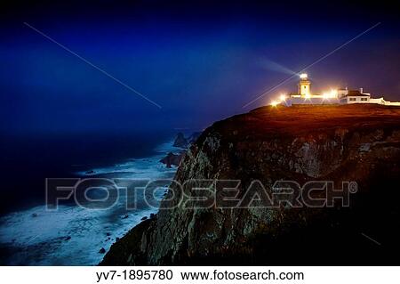 The lighthouse of Cabo da Roca, view of the cliffs Sintra, Lisbon, Portugal, Europe View Large Photo Image Stock Image - The lighthouse of Cabo da Roca, view of the cliffs Sintra, Lisbon, Portugal, Europe. Fotosearch