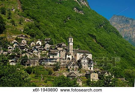 The listed village of Corippo, the smallest municipality in Switzerland, Verzasca valley, Ticino, Switzerland. View Large Photo Image Stock Image - The listed village of Corippo, the smallest municipality in Switzerland, Verzasca valley, Ticino, Switzerland.. Fotosearch