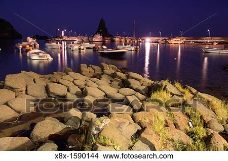 The little port of Aci Trezza, Sicily, Italy View Large Photo Image Picture - The little port of Aci Trezza, Sicily, Italy. Fotosearch