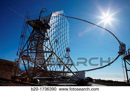 The MAGIC Telescopes, Roque de los Muchachos Observatory, La Palma, Canary Islands, Spain. View Large Photo Image Stock Image - The MAGIC Telescopes, Roque de los Muchachos Observatory, La Palma, Canary Islands, Spain.. Fotosearch