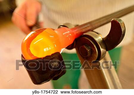 The making of a glass ball View Large Photo Image Stock Image - The making of a glass ball. Fotosearch