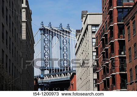 The Manhattan Bridge in New York View Large Photo Image Stock Image - The Manhattan Bridge in New York. Fotosearch