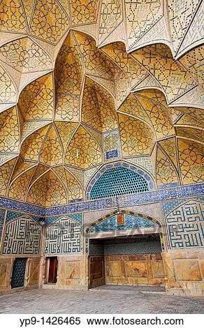 Stock Photography - The Masjid-i Jami, Friday Mosque, Isfahan, Iran. Fotosearch