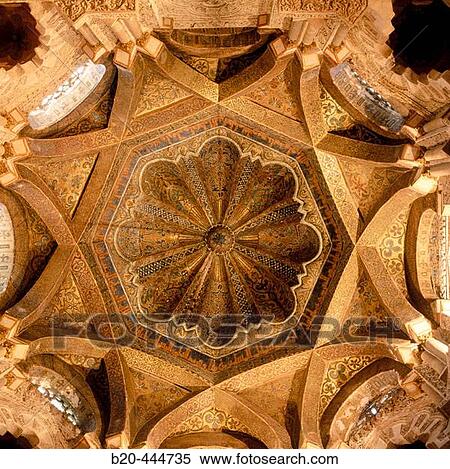 The Mihrab's dome. Great Mosque of Cordoba. Andalusia. Spain View Large Photo Image Stock Photography - The Mihrab's dome. Great Mosque of Cordoba. Andalusia. Spain. Fotosearch