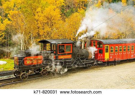 The Mount Washington Cog Railway in New Hampshire, USA View Large Photo Image Stock Image - The Mount Washington Cog Railway in New Hampshire, USA. Fotosearch
