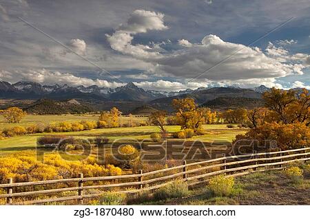 The mountain range known as the Dallas Divide at sunset, Colorado, USA View Large Photo Image Stock Image - The mountain range known as the Dallas Divide at sunset, Colorado, USA. Fotosearch