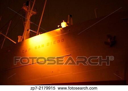 The museum ship Cap San Diego. View Large Photo Image Stock Photography - The museum ship Cap San Diego.. Fotosearch