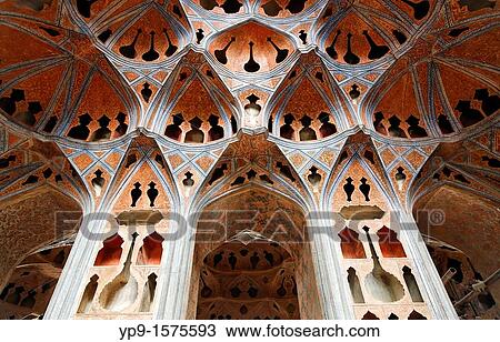 The music room, Ali Qapu palace, Isfahan, Iran View Large Photo Image Stock Image - The music room, Ali Qapu palace, Isfahan, Iran. Fotosearch