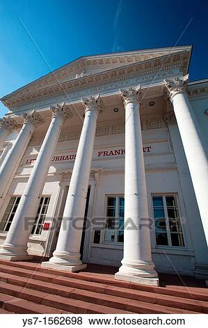 The neoclassical building of the old town library in Frankfurt am Main now housing the house of Literature, Literaturehaus, Germany, Europe View Large Photo Image Stock Photo - The neoclassical building of the old town library in Frankfurt am Main now housing the house of Literature, Literaturehaus, Germany, Europe. Fotosearch