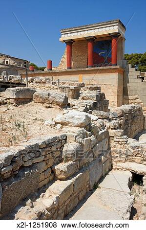 The North Propylaeum Knossos Palace, Crete, Greece View Large Photo Image Stock Photo - The North Propylaeum Knossos Palace, Crete, Greece. Fotosearch