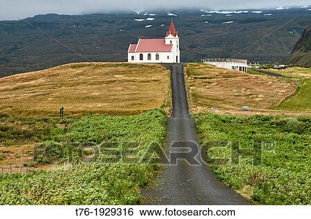 the old Lutheran church of Ingjaldsholl, near Snaefellsnes, west Iceland View Large Photo Image Stock Photograph - the old Lutheran church of Ingjaldsholl, near Snaefellsnes, west Iceland. Fotosearch