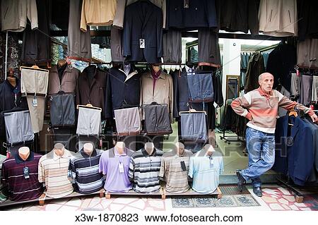 Stock Image - the old market, trabzon, black sea, turkey, asia. Fotosearch