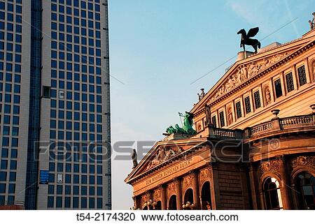 Stock Image - The Old Opera House in Frankfurt / Main. Fotosearch