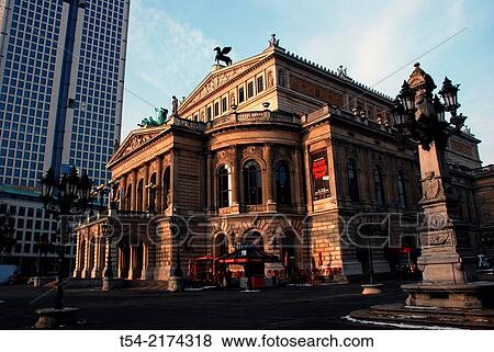 The Old Opera House in Frankfurt / Main View Large Photo Image Stock Photo - The Old Opera House in Frankfurt / Main. Fotosearch