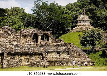 The Palace and Temple of the Cross, Palenque. Chiapas, Mexico View Large Photo Image Stock Photo - The Palace and Temple of the Cross, Palenque. Chiapas, Mexico. Fotosearch