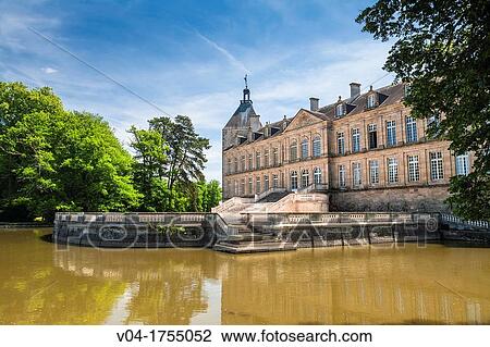 The picturesque castle of Sully, Burgundy, France, Europe View Large Photo Image Stock Image - The picturesque castle of Sully, Burgundy, France, Europe. Fotosearch