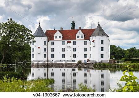 The picturesque Gluecksburg castle in Schleswig-Holstein, Germany, Europe View Large Photo Image Stock Photo - The picturesque Gluecksburg castle in Schleswig-Holstein, Germany, Europe. Fotosearch