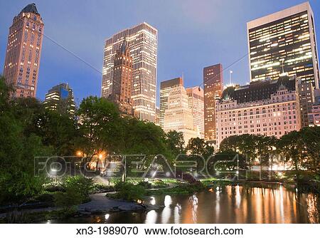 The Pond, Central Park South skyline, Central Park, Manhattan, New York, New York City, United States, USA. View Large Photo Image Stock Image - The Pond, Central Park South skyline, Central Park, Manhattan, New York, New York City, United States, USA.. Fotosearch