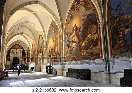 The Primate Cathedral of Saint Mary, Gothic, XIII-XV centuries, cloister, Toledo, Spain View Large Photo Image Stock Image - The Primate Cathedral of Saint Mary, Gothic, XIII-XV centuries, cloister, Toledo, Spain. Fotosearch