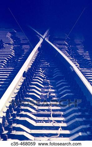 The railway. View Large Photo Image Stock Photo - The railway.. Fotosearch
