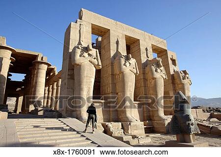The Ramesseum, mortuary temple of Pharaoh Ramesses II, Luxor, Egypt View Large Photo Image Stock Image - The Ramesseum, mortuary temple of Pharaoh Ramesses II, Luxor, Egypt. Fotosearch