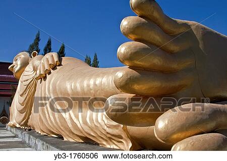 The Reclining Buddha Wat, Phuket, Thailand View Large Photo Image Stock Photograph - The Reclining Buddha Wat, Phuket, Thailand. Fotosearch