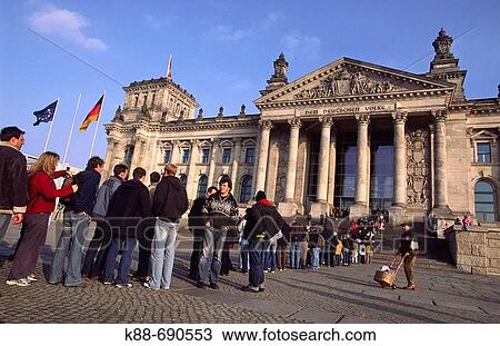 Stock Image - The Reichstag building, Berlin, Germany. Fotosearch