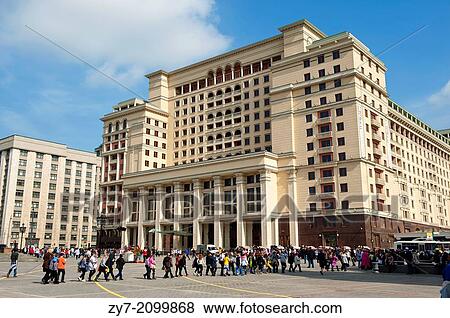 The restored building of hotel Moscow, taken on April 2012. View Large Photo Image Stock Photo - The restored building of hotel Moscow, taken on April 2012.. Fotosearch