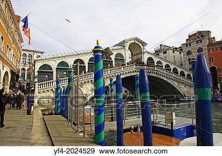 The Rialto Bridge over the Grand Canal Venice Italy. View Large Photo Image Stock Photo - The Rialto Bridge over the Grand Canal Venice Italy.. Fotosearch