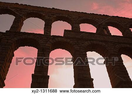 The Roman aqueduct, UNESCO World Heritage Site. Segovia, Spain. View Large Photo Image Stock Photo - The Roman aqueduct, UNESCO World Heritage Site. Segovia, Spain.. Fotosearch