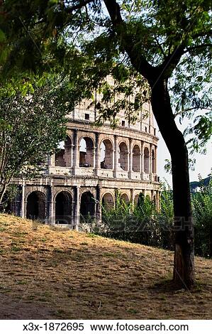 The Roman Colosseum Rome Italy View Large Photo Image Stock Photography - The Roman Colosseum Rome Italy. Fotosearch