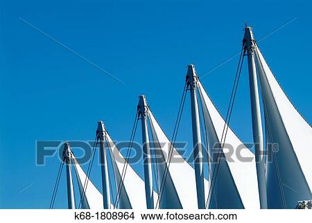 The roof at Canada Place, downtown Vancouver, BC, Canada View Large Photo Image Picture - The roof at Canada Place, downtown Vancouver, BC, Canada. Fotosearch