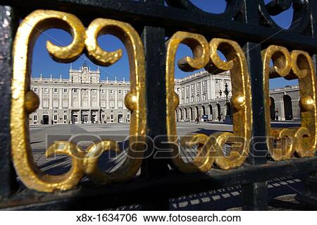 The Royal Palace, Madrid, Spain View Large Photo Image Stock Photograph - The Royal Palace, Madrid, Spain. Fotosearch